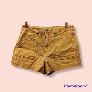 Corduroy Shorts in Mustard Yellow American Eagle